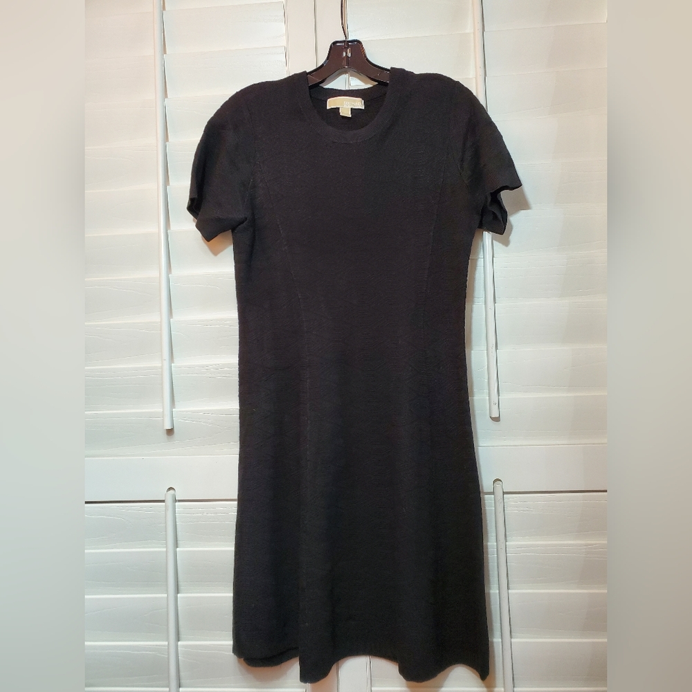 Michael Kors black knit dress